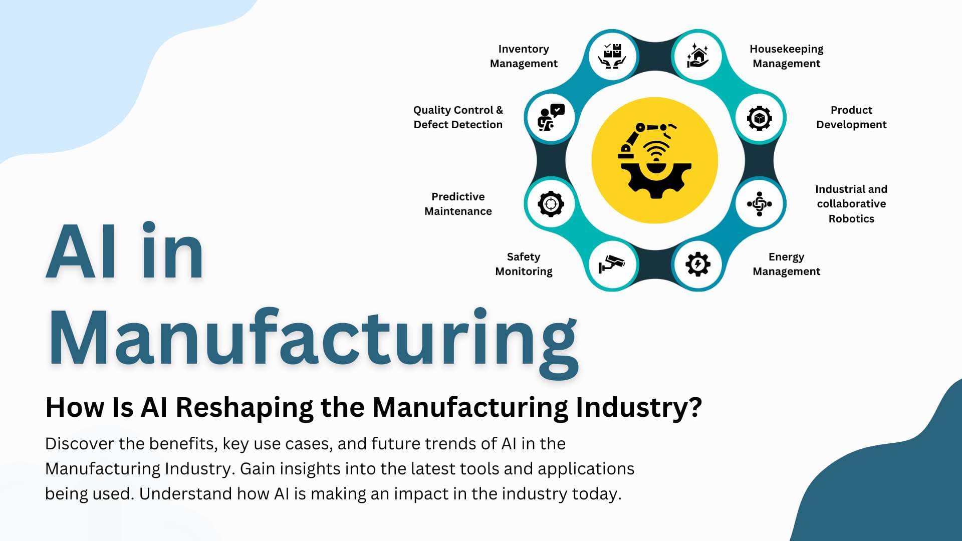AI in Manufacturing Industry: Major Use Cases, Benefits, Future Trends &amp; More
